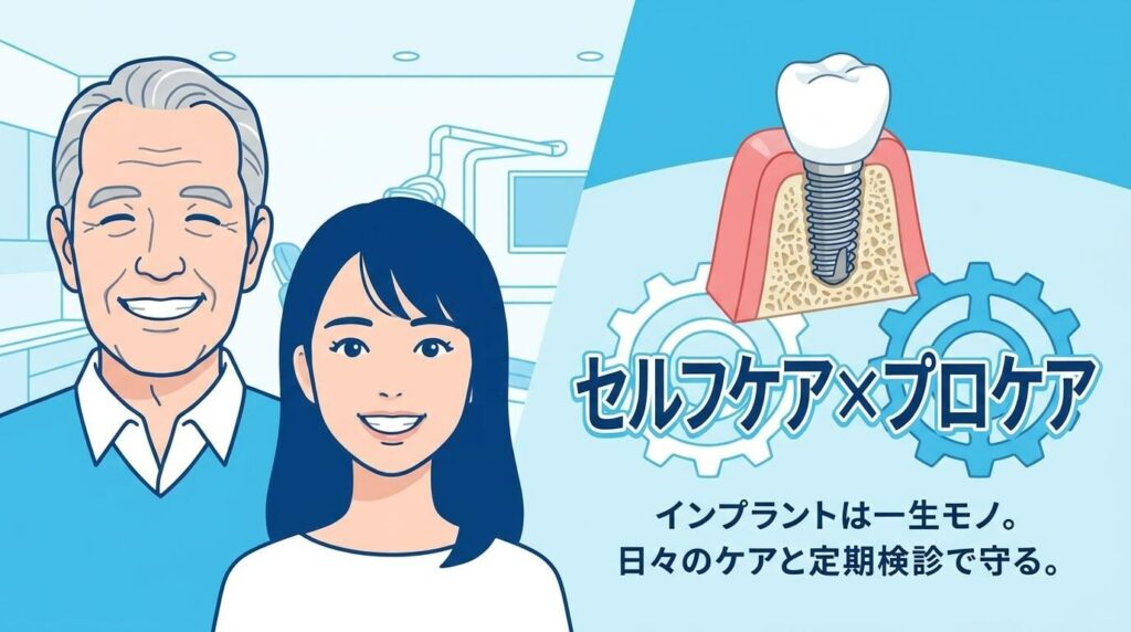 インプラントのメンテナンスの重要性とは？長く健康に保つためのケア方法を徹底解説