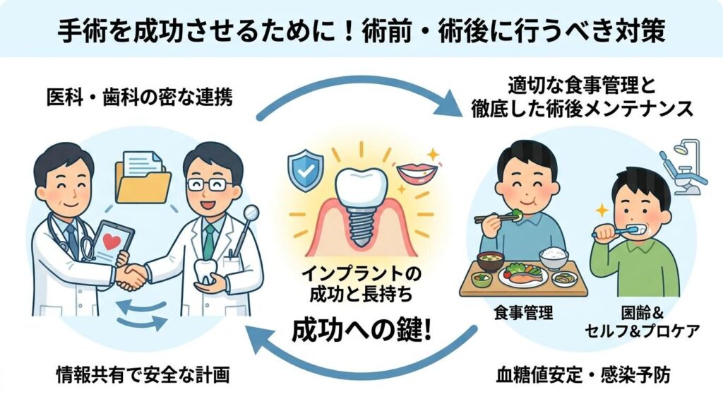 手術を成功させるために！術前・術後に行うべき対策